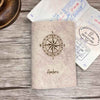 étui pour passeport beige