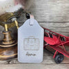 Etiquette Valise Argent