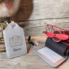 Etiquette Valise Argent
