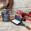 Etiquette Valise Marbre Noir