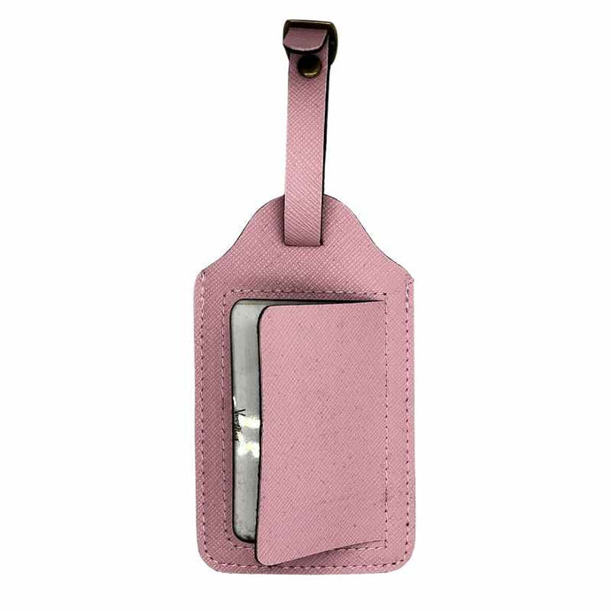Etiquette Bagage Personnalisée Rose