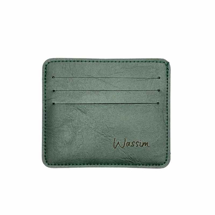 Porte Carte Personnalisé Vert