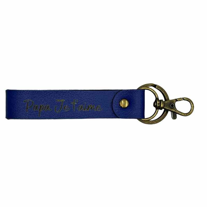 Porte clé Personnalisé Bleu