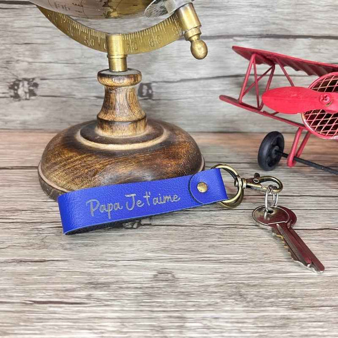 Porte clé Personnalisé Bleu