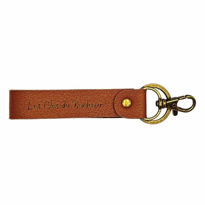 Porte clé Personnalisé Marron