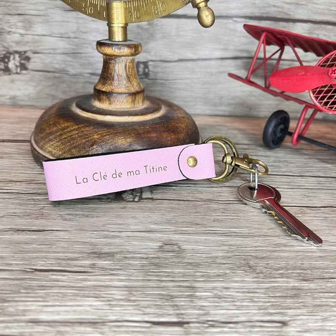 Porte clé Personnalisé Rose