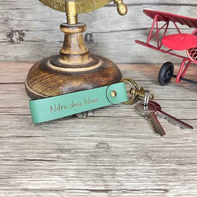 Porte clé Personnalisé Vert