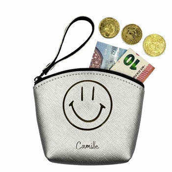 Porte Monnaie Personnalisé Argent intérieur