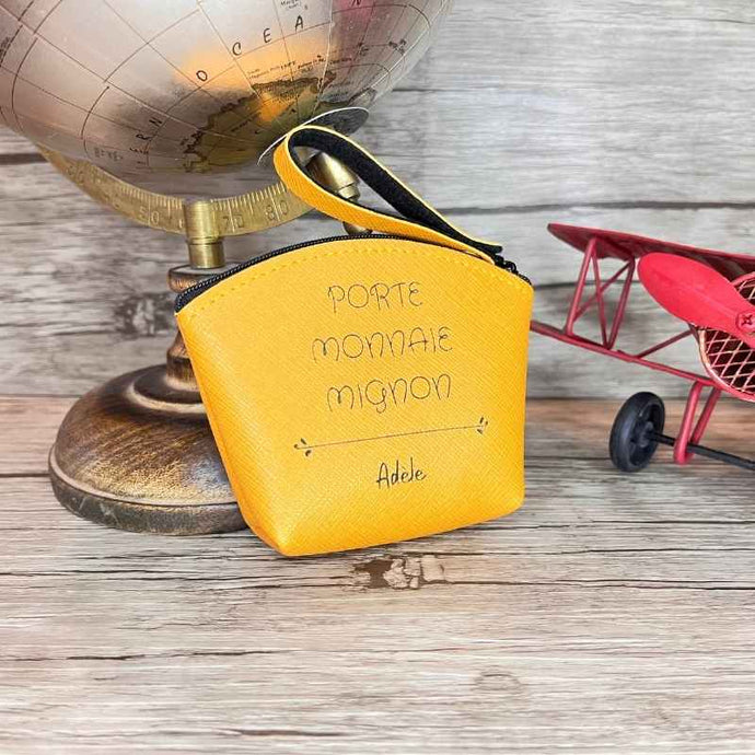 Porte Monnaie Personnalisé Jaune