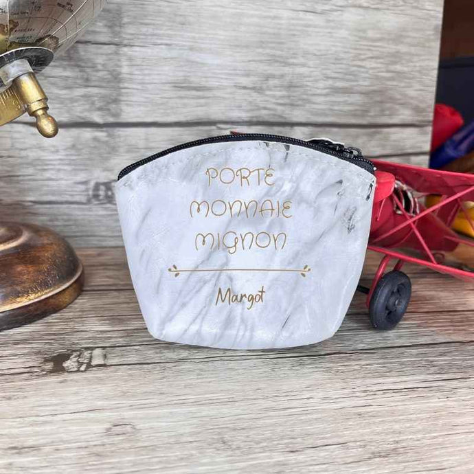 Porte Monnaie Personnalisé Marbre