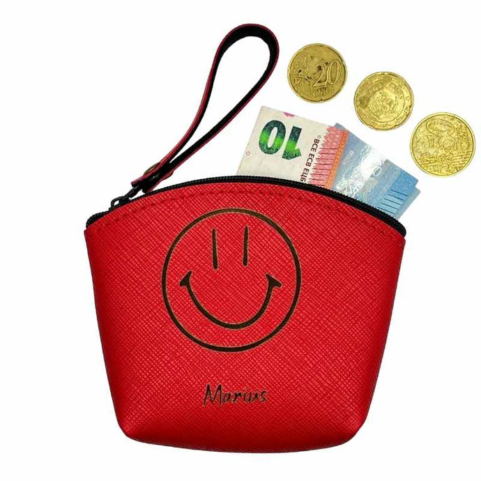 Porte Monnaie Personnalisé Rouge