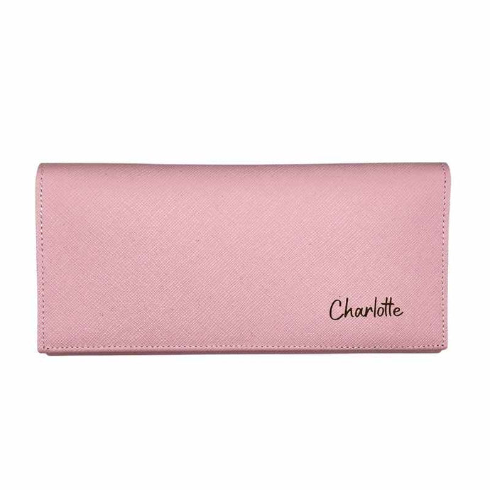 Portefeuille Femme Personnalisé Rose