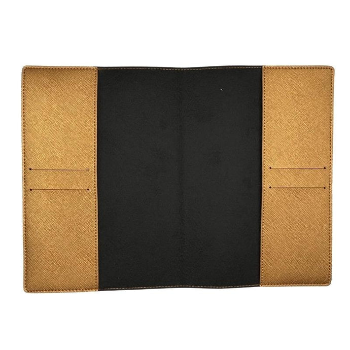 Protège Carnet de Santé Personnalisé Or Vente Privée
