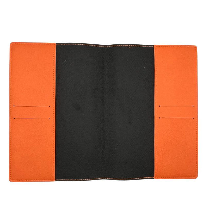 Protège Carnet de Santé Personnalisé Orange Vente Privée