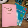 Protège Carnet de Santé Personnalisé Rose