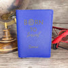 Étui Passeport Personnalisé Bleu