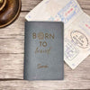 Étui Passeport Personnalisé Gris