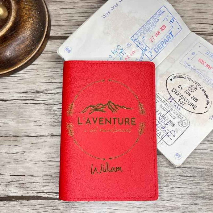 Étui Passeport Rouge