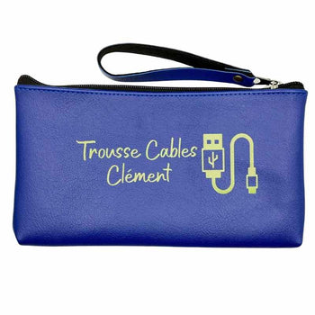 Trousse de Toilette Personnalisée Bleu