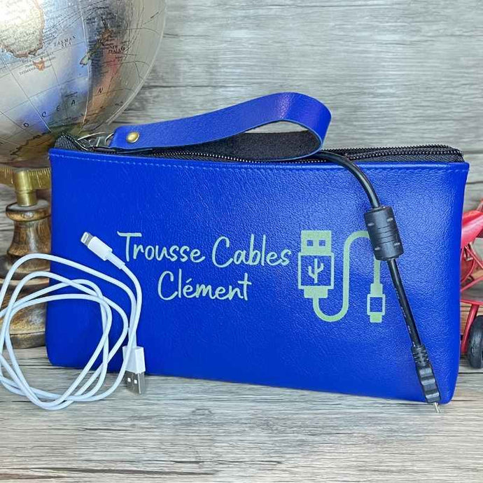 Trousse de Toilette Personnalisée Bleu