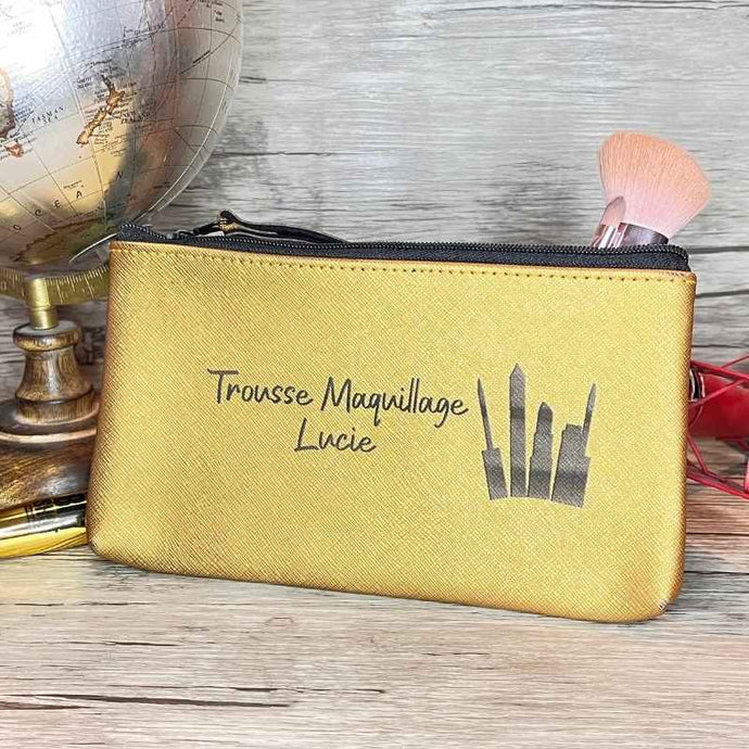 Trousse de Toilette Personnalisée Or