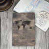 White marble passport protector