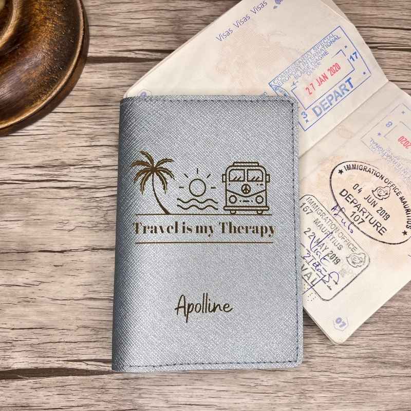 Protège Passeport Personnalisé Argent – Voopies