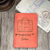 White marble passport protector