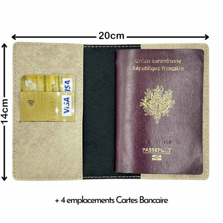 Protège Passeport Cookie Prénom intérieur