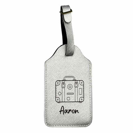 Etiquette Valise Argent