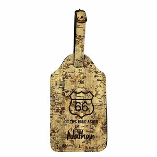 etiquette bagage personnalisée bambou