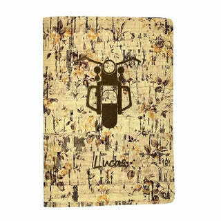 etui carte grise personnalisé bambou