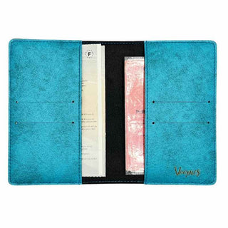 Intérieur etui carte grise personnalisé bleu ciel