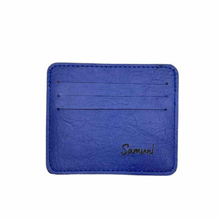 porte carte personnalisé bleu