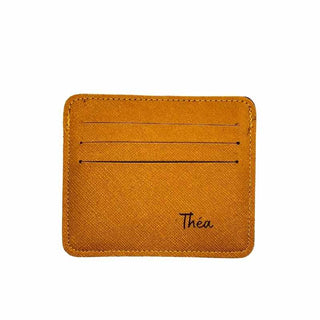 porte carte personnalisé jaune