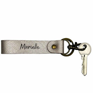Intérieur porte clé personnalisé argent