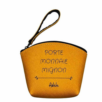 Porte Monnaie Personnalisé Jaune