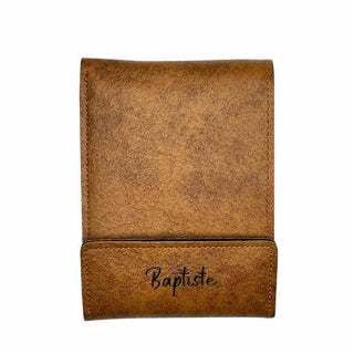 portefeuille homme personnalisé camel