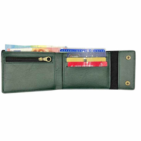 Portefeuille Homme Personnalisé Vert