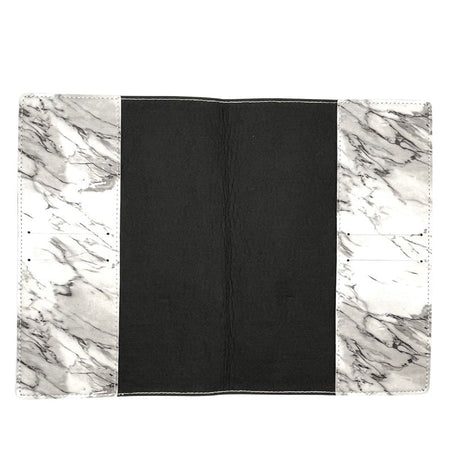 Protège Carnet de Santé Personnalisé Marbre Blanc