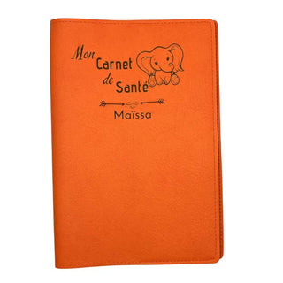 protege carnet de santé personnalisé orange vente privée
