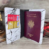 Protège Passeport Personnalisé Marbre B.