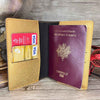 Protège Passeport Personnalisé Or